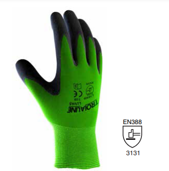 Luvas verde TSG1000 Troialine Pack4