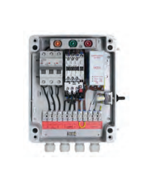 Quadro com controlador de nível e 3 sondas
