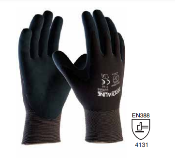 Luvas preta TSG3000 Troialine Pack4
